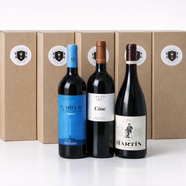 caja de 3 vinos por suscripción cluclu wine club